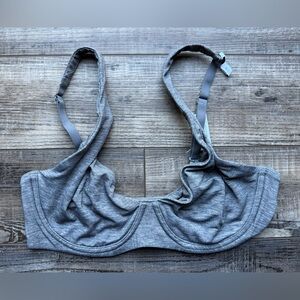 Gap GapBody Breathe Demi bra. Light Heather Gray 36C